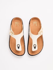 Dorado - Friends Like These Toe Thong Comfort Footbed Flat Sandals - Imagen 1 de 5
