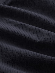NN.07 Blue Navy Billie Slim Leg Seersucker Tailored Trousers - Image 6 of 6