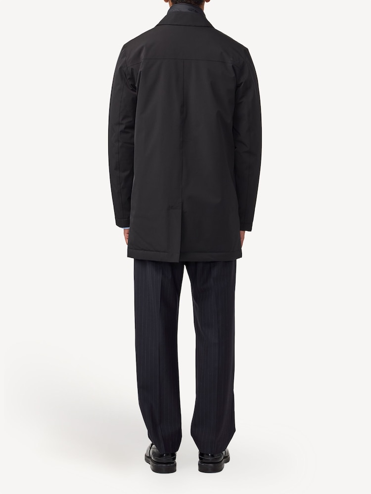 NN.07 Black Blake Overcoat - Image 2 of 6 NN.07 Black Blake Overcoat - Image 2 of 6