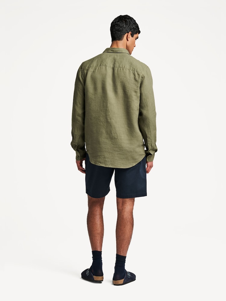 NN.07 Green Enzo Shirt - Image 2 of 9 NN.07 Green Enzo Shirt - Image 2 of 9