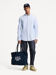NN.07 Light Blue Colby BD Shirt - Image 4 of 8