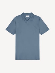 NN.07 Blue Paul Pique Polo Shirt - Image 7 of 9