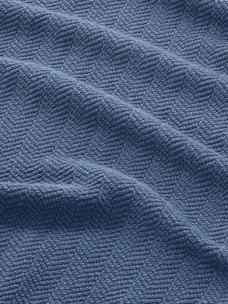 NN.07 Blue Paul Pique Polo Shirt - Image 9 of 9 NN.07 Blue Paul Pique Polo Shirt - Image 9 of 9