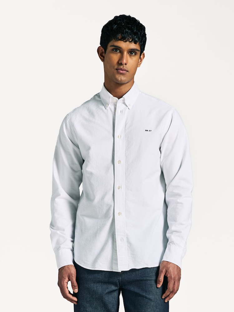 NN.07 White Colby BD Shirt - Image 1 of 8