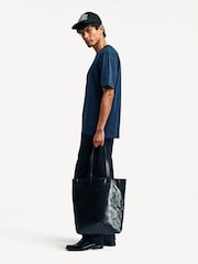 NN.07 Navy Blue Adam Logo T-Shirt - Image 2 of 8