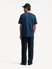NN.07 Navy Blue Adam Logo T-Shirt - Image 3 of 8