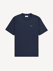 NN.07 Navy Blue Adam Logo T-Shirt - Image 6 of 8