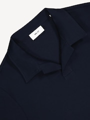 NN.07 Navy Blue Paul Pique Polo Shirt - Image 5 of 6