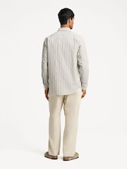 NN.07 Brown Stripe Freddy Shirt - Image 2 of 9