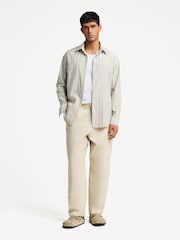 NN.07 Brown Stripe Freddy Shirt - Image 4 of 9
