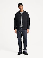 NN.07 Black Olav Patch Pocket Chore Jacket - Image 4 of 8