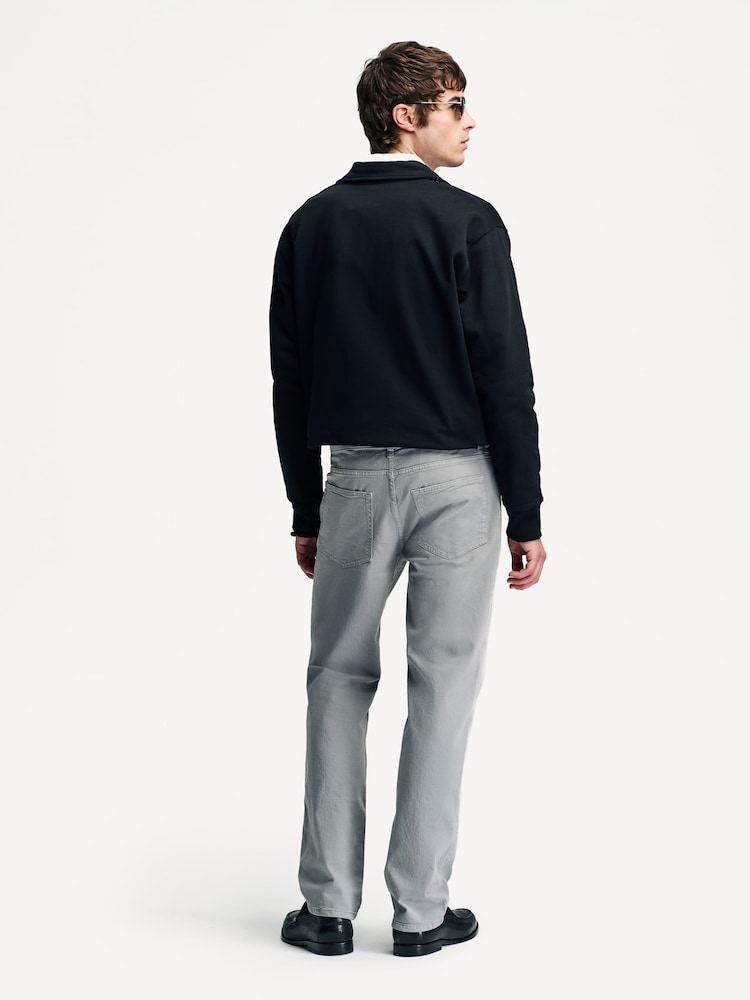 NN.07 Grey Tony Straight Leg Jeans - Image 4 of 4