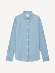 NN.07 Blue Colby BD Shirt - Image 6 of 7