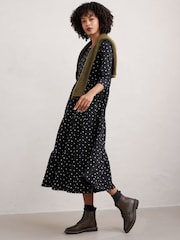 Seasalt Cornwall Line Strokes Tiered Jersey Dress - صورة 1 من 5
