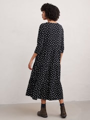Seasalt Cornwall Line Strokes Tiered Jersey Dress - صورة 3 من 5