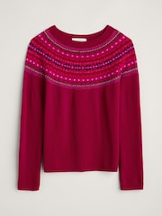Seasalt Cornwall Red Seasalt Cornwall Edge Jumper - Image 4 of 10