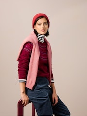 Seasalt Cornwall Red Seasalt Cornwall Edge Jumper - Image 8 of 10