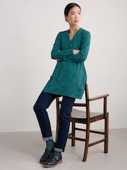 Grün - Seasalt Cornwall Molevenny Jersey Tunic - Bild 3 von 5