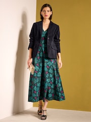 Seasalt Cornwall Blue 100% Cotton Willow Blossom Dress - Image 2 of 8