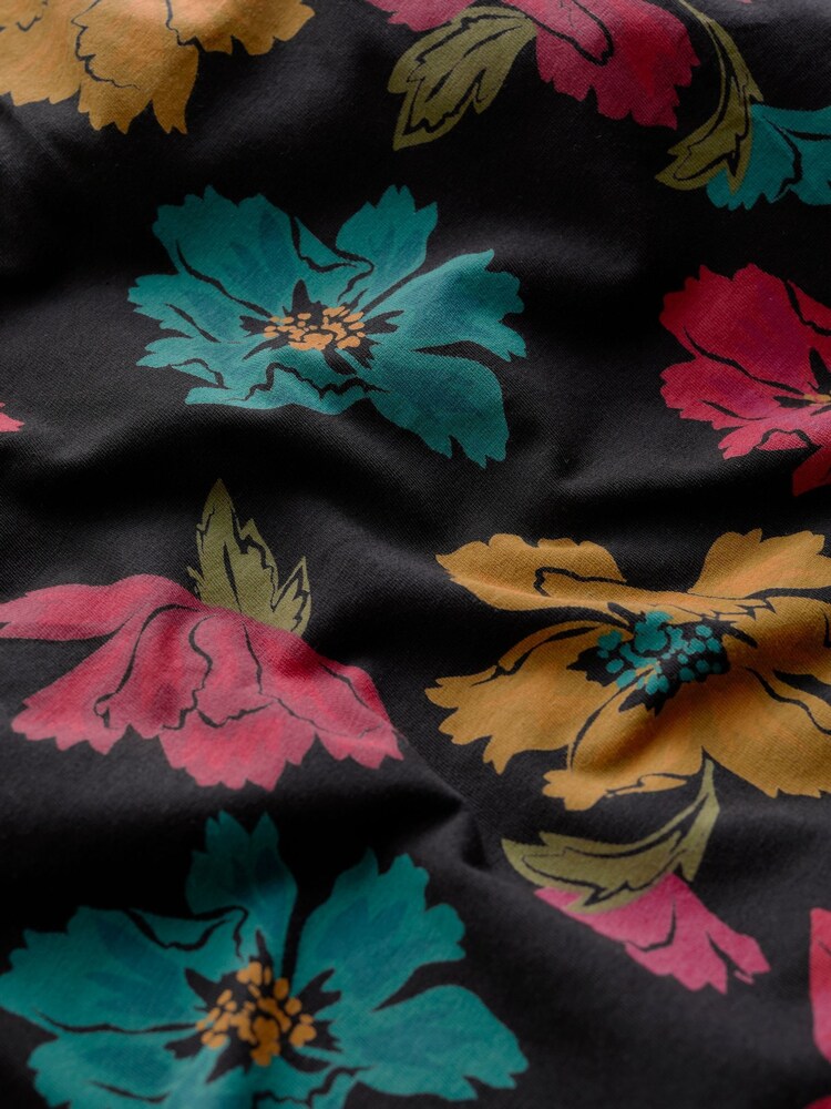 Seasalt Cornwall Black Multi Veronica Midi Dress - Image 5 of 5