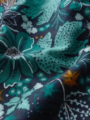 Seasalt Cornwall Green Tawny Owl Midi 100% Cotton Skirt - Image 4 of 5