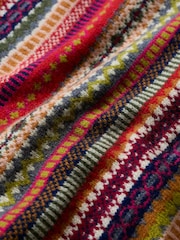 Seasalt Cornwall Red Percella Cove Fair Isle Jumper - Image 5 of 5