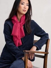 Seasalt Cornwall Pink Vitality Blend Scarf - Image 1 of 4