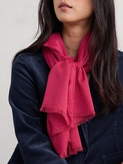 Seasalt Cornwall Pink Vitality Blend Scarf - Image 2 of 4