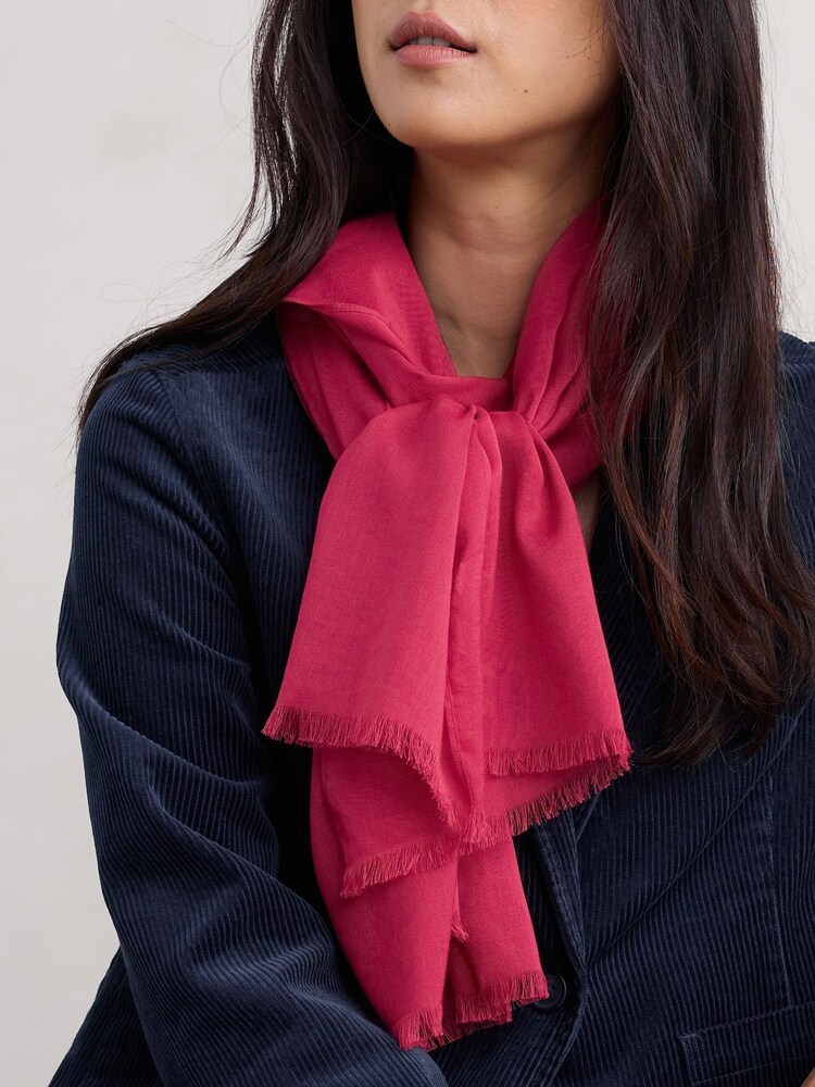 Seasalt Cornwall Pink Vitality Blend Scarf - Image 2 of 4