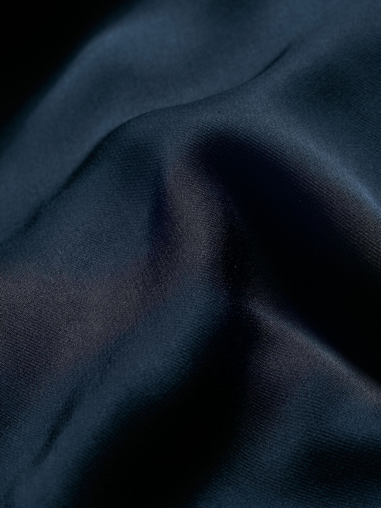 Seasalt Cornwall Blue Winter Honeysuckle Satin Sleeveless Jumpsuit - Image 6 of 6
