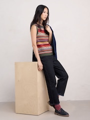 Seasalt Cornwall Multi/Green Percella Cove Vest - Image 3 of 5