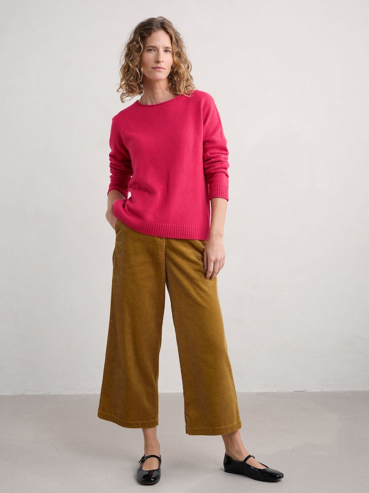 Seasalt Cornwall Pink Rosefinch Jumper Made With Merino - Image 1 of 5 Seasalt Cornwall Pink Rosefinch Jumper Made With Merino - Image 1 of 5