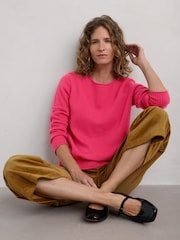 Seasalt Cornwall Pink Rosefinch Jumper Made With Merino - Image 3 of 5