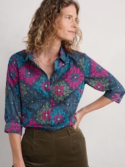 Seasalt Cornwall Cut Glass Mix Multi Larissa Shirt - Image 1 of 5