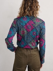Seasalt Cornwall Cut Glass Mix Multi Larissa Shirt - Image 2 of 5
