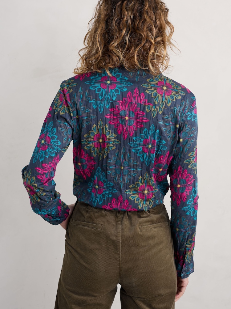 Seasalt Cornwall Cut Glass Mix Multi Larissa Shirt - Image 2 of 5