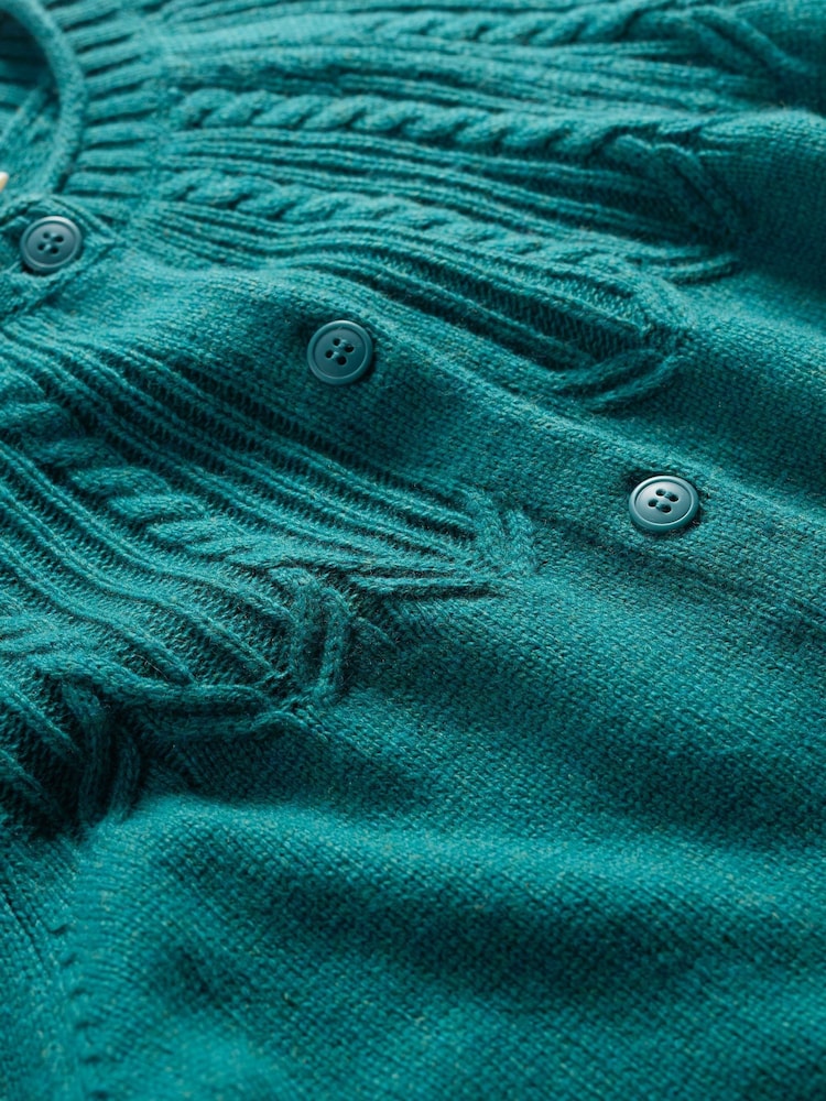 modra - Seasalt Cornwall Sand Song Cable Stitch pletena jopa - Slika 6 iz 6