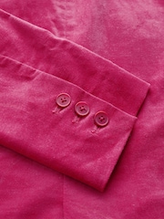 Seasalt Cornwall Pink Star Rock Brushed Cotton Fitted Blazer - Image 7 of 7