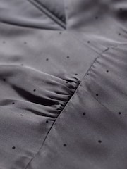 Seasalt Cornwall Grey Evenglow Satin Dress - Image 5 of 5