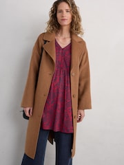Seasalt Cornwall Red Peg Loom A-Line Jersey Tunic - Image 3 of 4