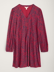 Seasalt Cornwall Red Peg Loom A-Line Jersey Tunic - Image 4 of 4