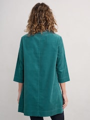 Seasalt Cornwall Blue Sail By The Stars Needlecord Tunic - Image 2 of 4