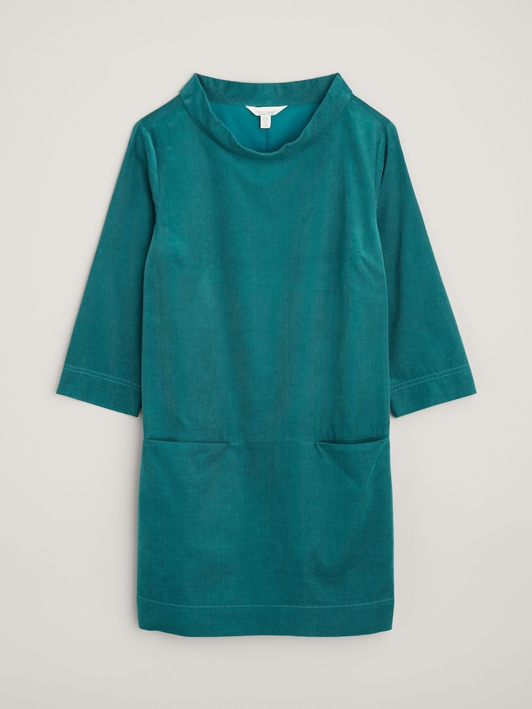 Seasalt Cornwall Blue Sail By The Stars Needlecord Tunic - Image 4 of 4