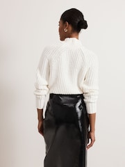 Phase Eight White Reagan Chenille Knit Jumper - Image 2 of 7