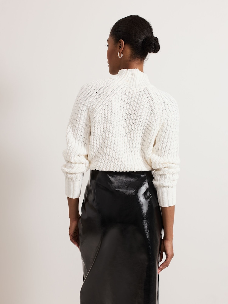 Phase Eight White Reagan Chenille Knit Jumper - Image 2 of 7