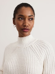Phase Eight White Reagan Chenille Knit Jumper - Image 5 of 7