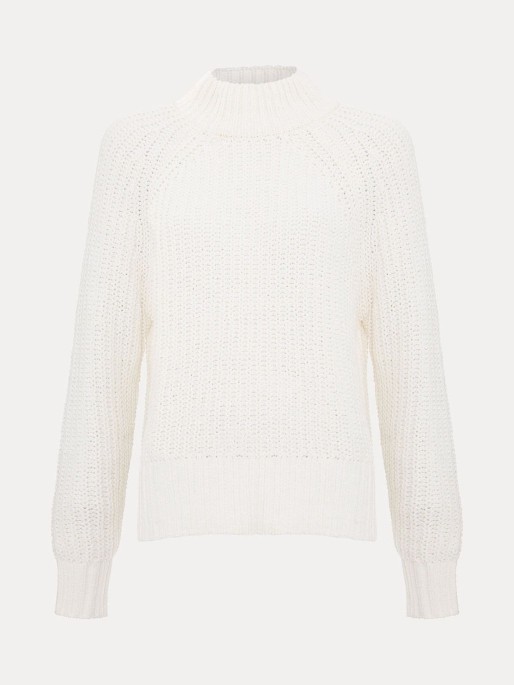 Phase Eight White Reagan Chenille Knit Jumper - Image 7 of 7
