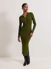 Phase Eight Green Lucy Midi Dress - Image 1 of 7