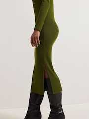 Phase Eight Green Lucy Midi Dress - Image 5 of 7