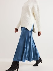 Phase Eight Blue Orla Slip Skirt - Image 3 of 7